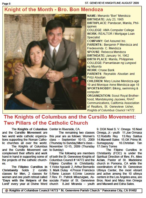 Knightline August 2009 page 8
