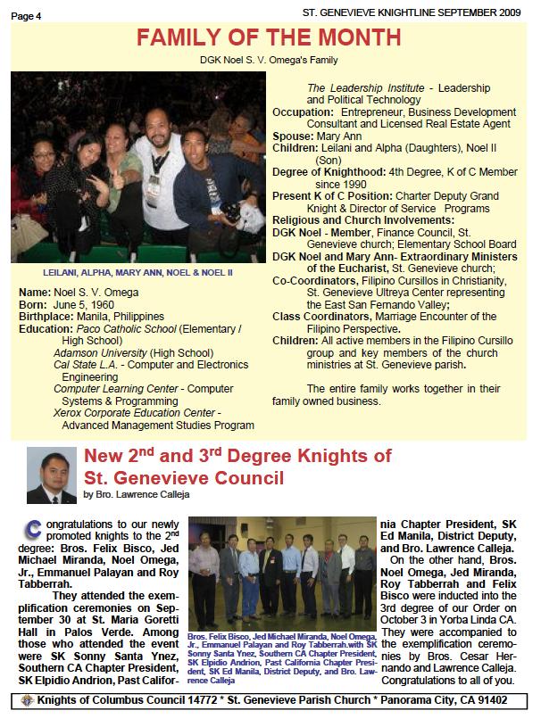 Knightline September 2009 page 4