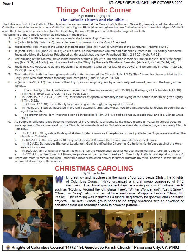 Knightline October 2009 page 5