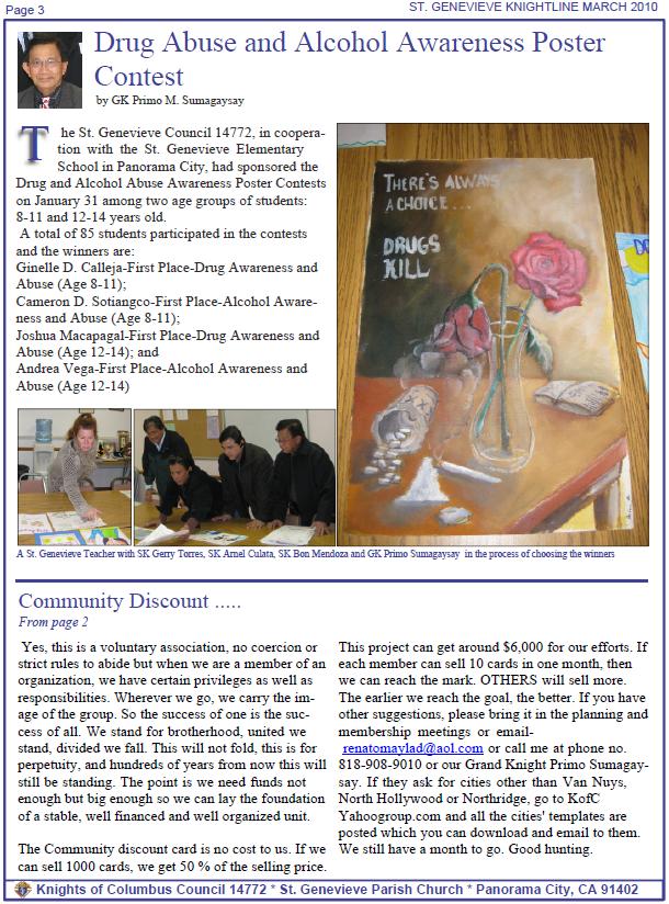 Knightline February-March 2010 page 3