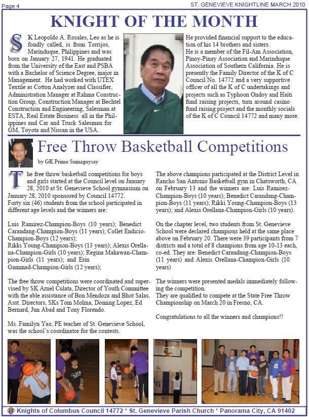 Knightline February-March 2010 page 4