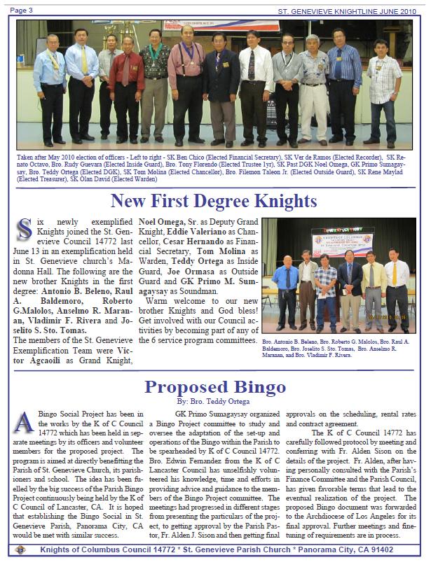 Knightline June 2010 page 3