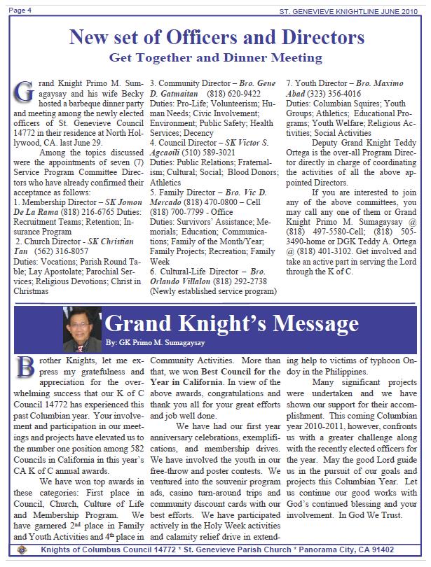 Knightline June 2010 page 4