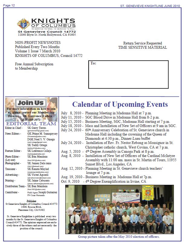 Knightline June 2010 page 12